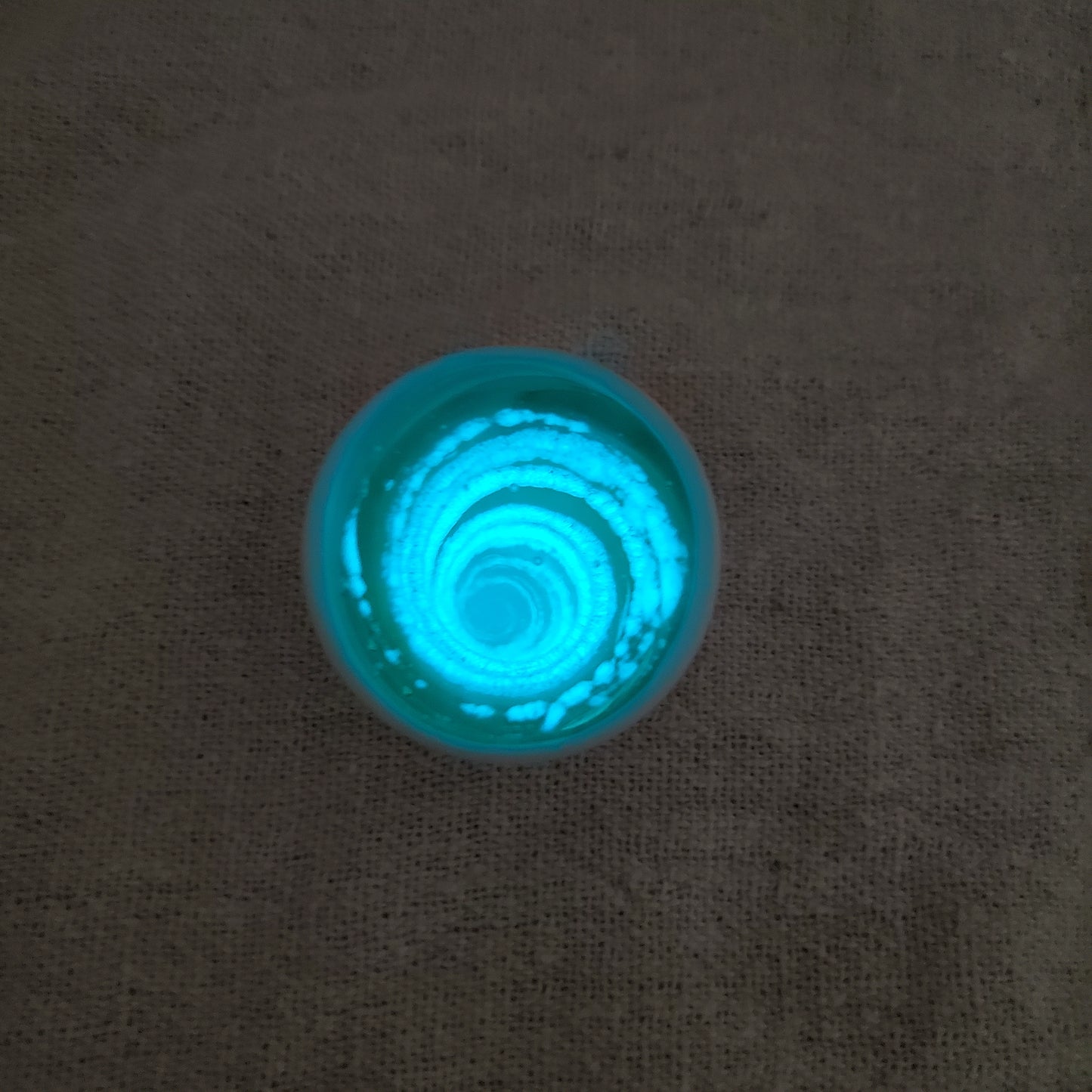 Glow-in-the-dark Wormhole Marble WH1