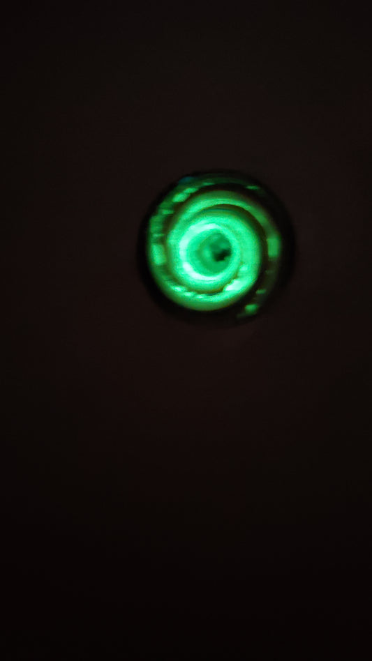 Glow-in-the-Dark Wormhole Marble WH4
