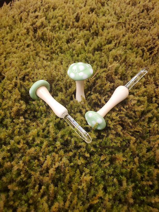 Mint with white spots